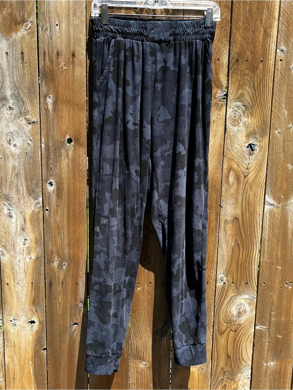 Gym ready Black/Blueish Camouflage Jogger Sweatpants